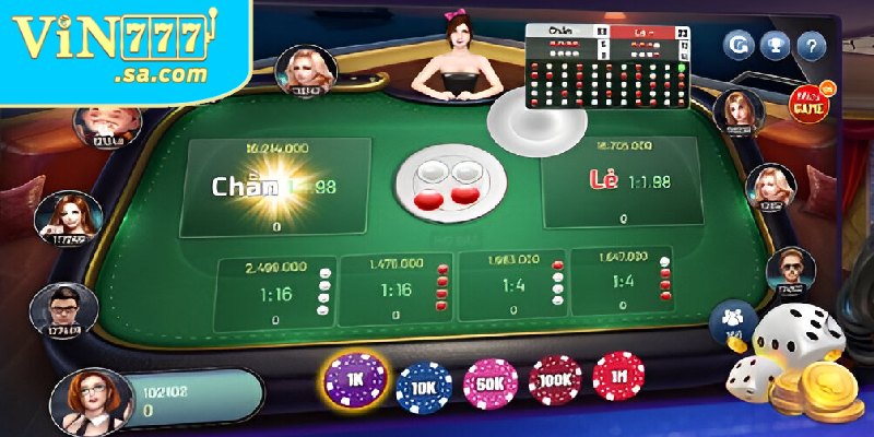 Chơi xóc đĩa 3D đổi thưởng thật tại VIN777